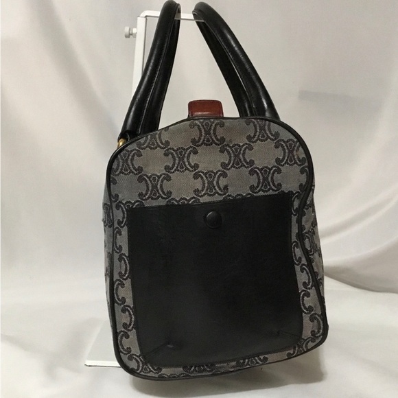 Authentic CELINE Boston Bag Canvas - Picture 4 of 13